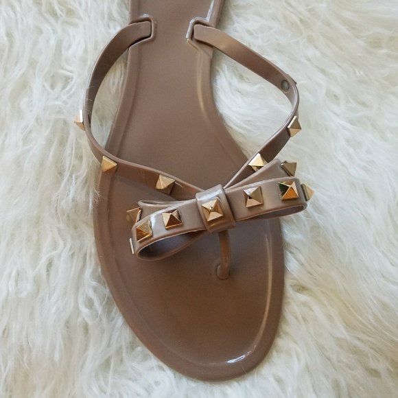 🔥Women's Sandal Flip Flop Studded Bow🔥 - Picture 2 of 4